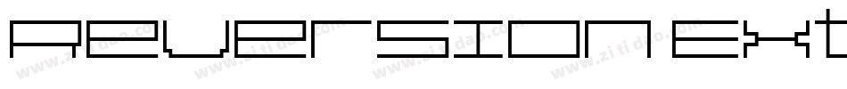 Reversion ExtraBold字体转换